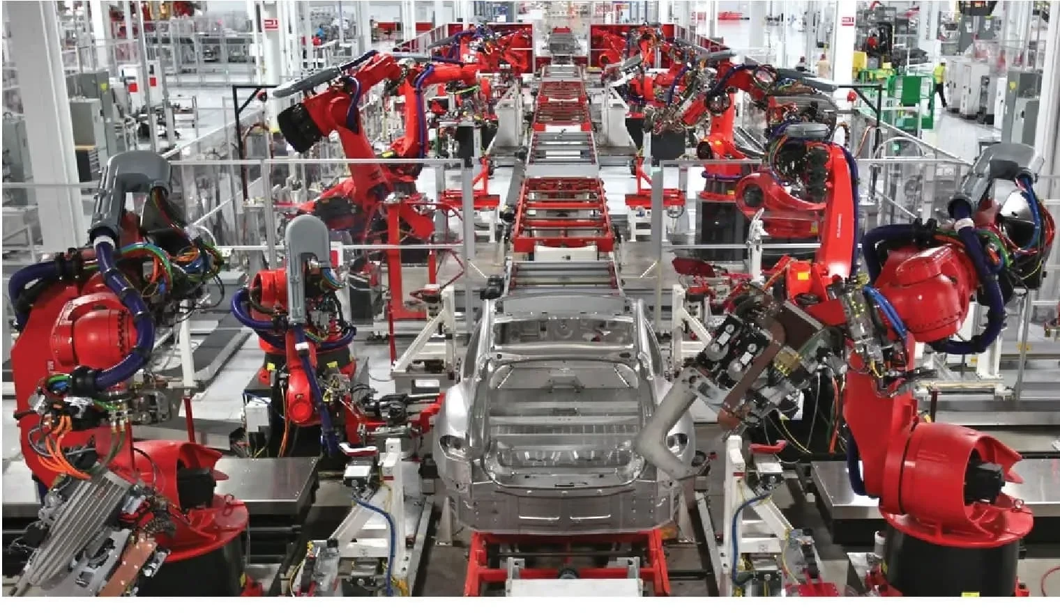 Endüstri 4.0 Robotik Otomotiv Montaj Hattı
